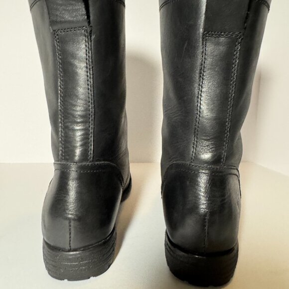 BORN® ‘Neon’ Lace Up Combat Boot F70903 - Black Size 8.5 - Picture 8 of 13